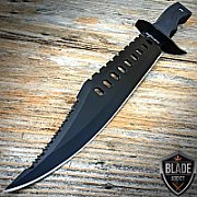 Cinema Classic Rambo I Large knife with leather scabbard CC-H1 360 mm Black