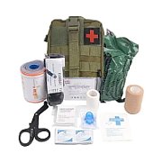 HELBO Depan HEL002 First aid kit with accessories 13 items Green