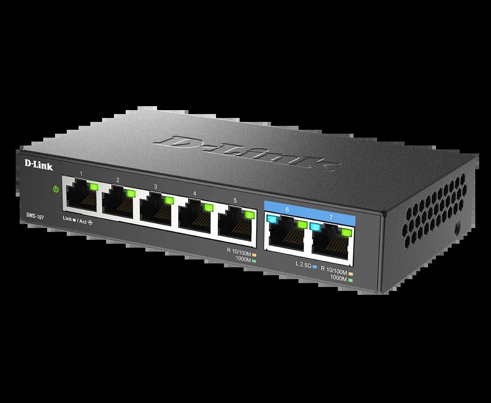 D-Link 7-Port Multi-Gigabit Unmanaged Switch