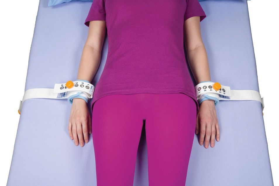 Wrist restraint and immobilisation belt