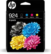 HP 924 ink - black  yellow  cyan  magenta