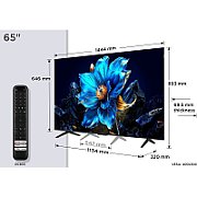 TCL P7K 65P7K TV 165.1 cm (65 ) 4K Ultra HD Smart TV Wi-Fi Metallic 450 cd/m2