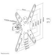 Neomounts FL40-430BL14 TV pole mount 32-55  - diam. 28-50 mm