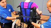 5-point restraint strap for wheelchairs L