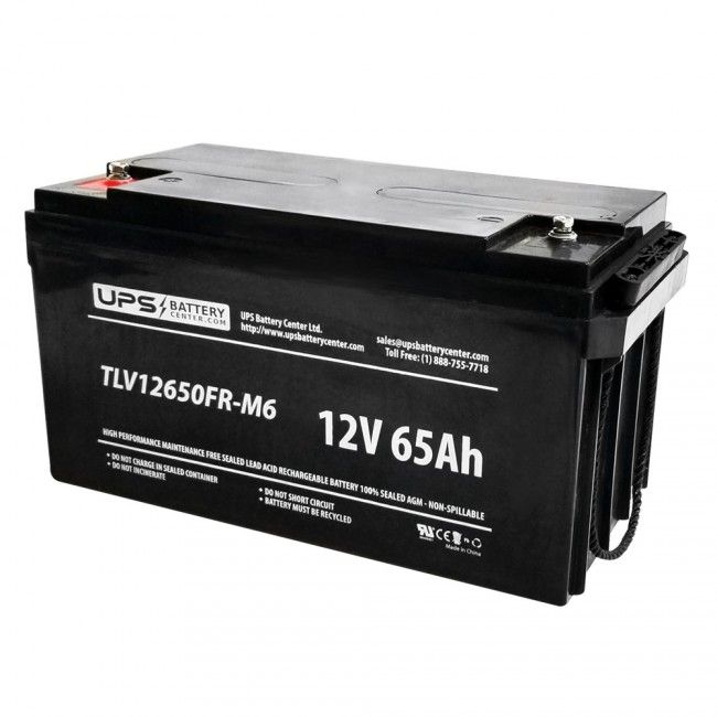 AGM Battery Voltage 12V 65Ah