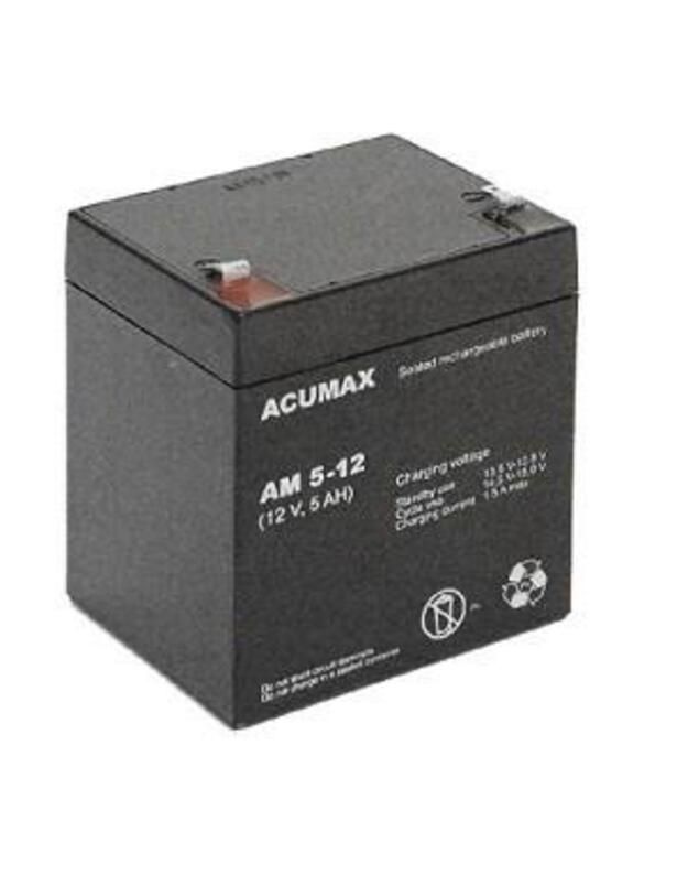12V 5AH VRLA AM5-12T2 ACUMAX EMU BATTERY