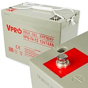 GEL VPRO PREMIUM 12v 74  Ah VRLA UNATTACHED BATTERY