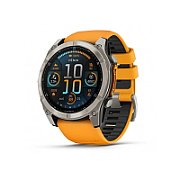 Garmin Fenix 8 3.56 cm (1.4 ) AMOLED 51 mm Digital 454 x 454 pixels Touchscreen Titanium Wi-Fi GPS (satellite)