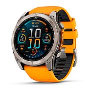 Garmin Fenix 8 3.56 cm (1.4 ) AMOLED 51 mm Digital 454 x 454 pixels Touchscreen Titanium Wi-Fi GPS (satellite)