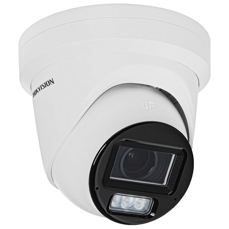 Hikvision DS-2CD2H43G2-LIZS2U(2.8-12mm) 4 MP cameră de rețea turret cu Acusense, iluminare hibridă inteligentă, varifocală motorizată