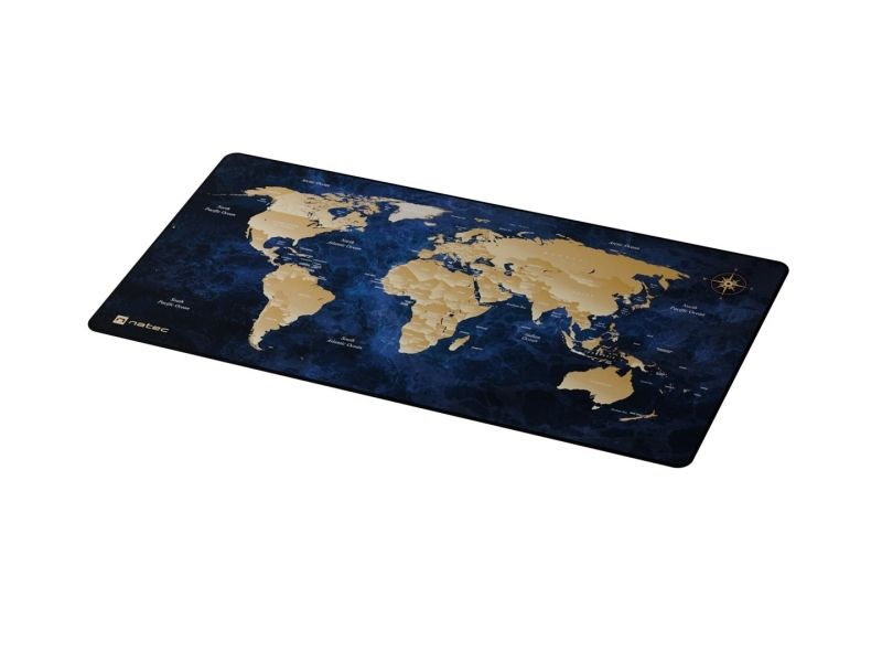 NATEC Mouse pad World Deep Blue 800x400mm