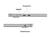 Laptop Apple MacBook Air MW1G3RO/A, 15.3 inch 2880 x 1864, Apple M4 10-Core (10 C / 10 T), 16 GB RAM, 256 GB SSD, Apple 10-Core GPU, Mac OS, Silver