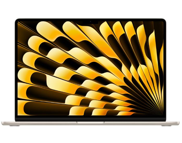 Laptop Apple MacBook Air 15 MC6K4RO/A, 15.3 inch 2880 x 1864, Apple M4 10-Core (10 C / 10 T), 24 GB RAM, 512 GB SSD, Apple 10-core GPU, Mac OS, Starlight