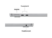 Laptop Apple MacBook Air MW0W3RO/A, 13.6 inch 2560 x 1664, Apple M4 10-Core (10 C / 10 T), 16 GB RAM, 256 GB SSD, Apple 8-Core GPU, Mac OS, Silver