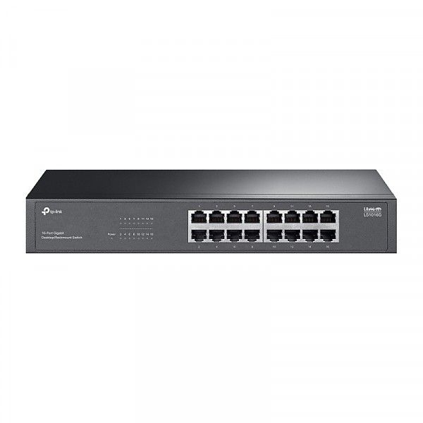  LiteWave 16-Port Gigabit Switch PORT: 16× Gigabit RJ45 Ports SPEC: 1U 13-inch Rack-mountable Steel Case FEATURE: Plug and Play 