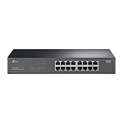 TP-LINK  LiteWave 16-Port Gigabit Switch PORT: 16× Gigabit RJ45 Ports SPEC: 1U 13-inch Rack-mountable Steel Case FEATURE: Plug and Play 