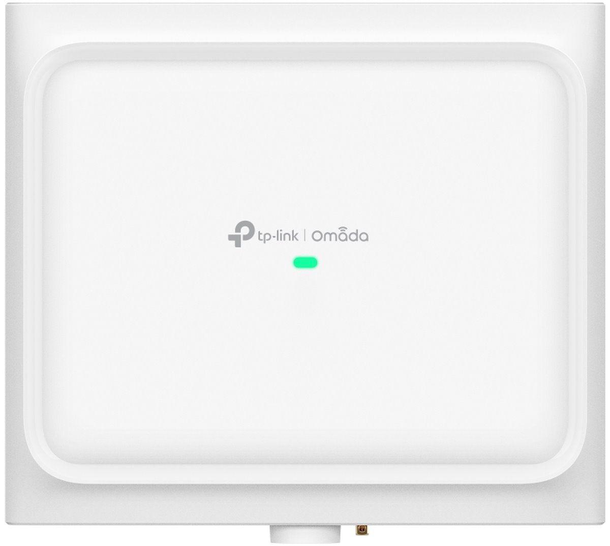 TP-LINK AX3000 Indoor/Outdoor Dual-Band Wi-Fi 6 Access Point PORT: 1× Gigabit RJ45 Port SPEED: 574Mbps at  2.4 GHz + 2402 Mbps at 5 GHz FEATURE: 802.3at PoE and Passive PoE, IP68 Weatherproof,  Built-in  30° directional antenna, Mesh, Seamless Roaming, MU-MIMO, Band Steering, Beamforming, Load Balance