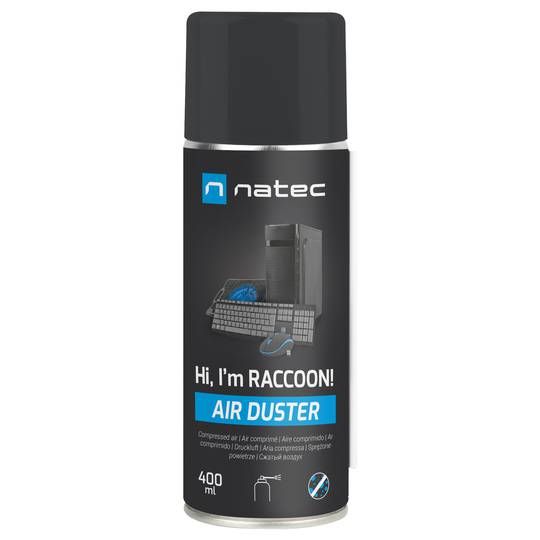NATEC Compressed air duster Raccoon Air 400ml
