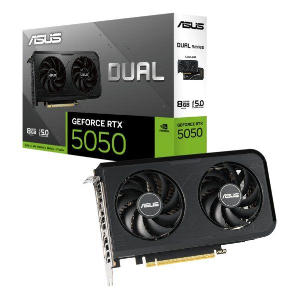 ASUS VGA 8GB RTX5050 DUAL-O8G 3xDP/1xHDMI DUAL-RTX5050-O8G