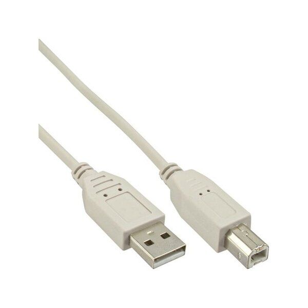 USB cable (A/B), 2m, white