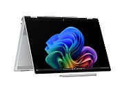 Laptop HP OmniBook X Flip NG AI PC 16-as0025nn, 16 inch Touchscreen, Intel 226V (8 C / 8 T, 2.2 GHz - 4.5 GHz, 8 MB cache, 12 W), 16 GB LPDDR5X, 512 GB SSD, Intel Arc Graphics, Windows 11 Home, Silver