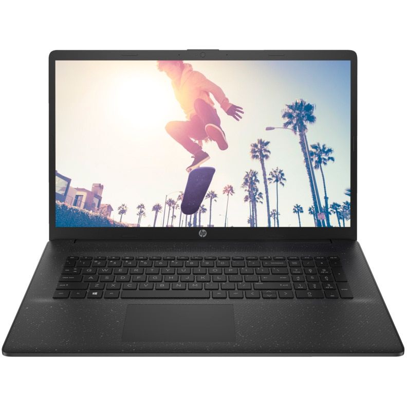 Laptop HP 17-cn3003nq B7VK5EA#AKE, 17.3 inch 1920 x 1080, Intel 1355U (10 C / 12 T, 3.7 GHz - 5.0 GHz, 12 MB cache, 28 W), 16 GB DDR4, 512 GB SSD, Intel Iris Xe Graphics, Fara sistem de operare