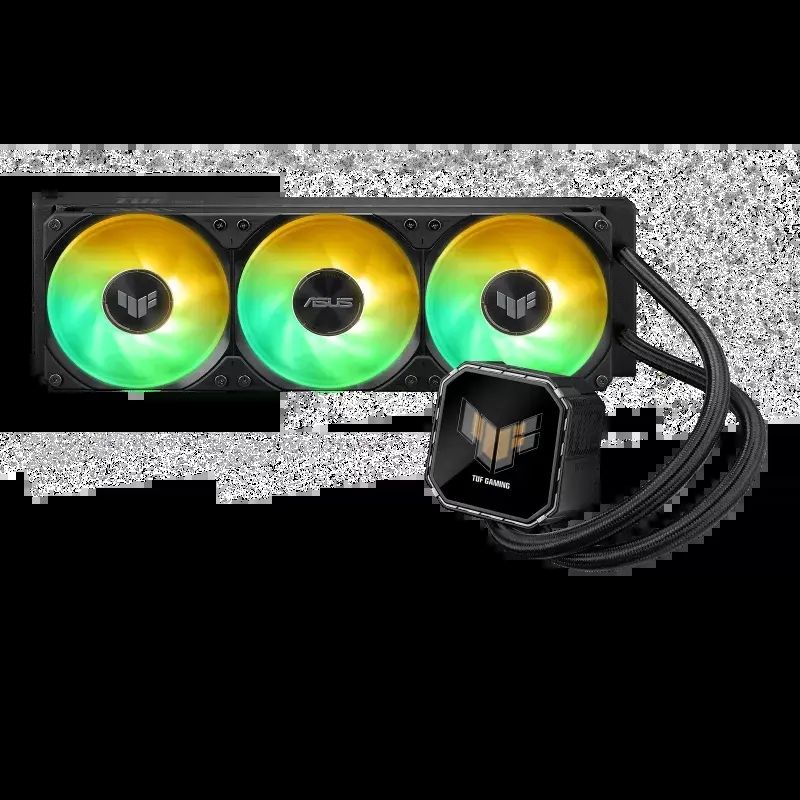 Cooler Procesor ASUS TUF GAMING LC III 360 ARGB LCD, marime radiator 397mm, 3x120mm, viteza ventilatoare 650-2600 RPM +/- 10%, Suport AMD: AM5 AM4, suport INTEL: LGA 1851/1700/1200