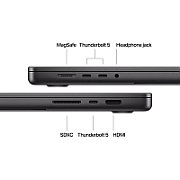 Laptop Apple MacBook Pro Z1FW001FB, 16.2 inch 3456 x 2234, Apple M4 Max 16-Core (16 C, 28 W), 128 GB RAM, 1 TB SSD, Apple 40-core GPU, Mac OS, Negru