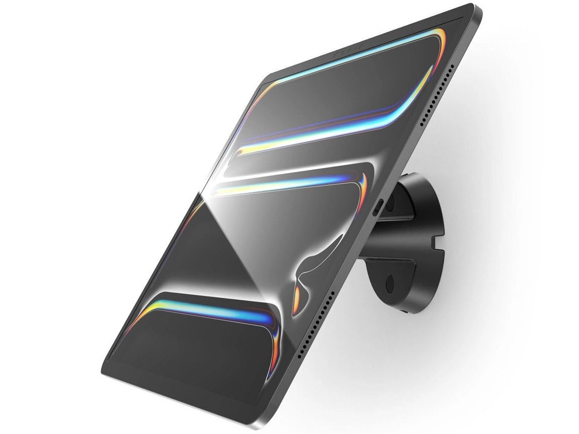 UNIVERSAL INVISIBLE MOUNT BOW/TILTING WALL MOUNT - BLACK