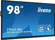 iiyama TE9812MIS-B3AG Afișaj Semne Design tip kiosk 2,49 m (98 ) LCD Wi-Fi 400 cd/m² 4K Ultra HD Negru Ecran tactil Procesor încorporat Android 11 24/7