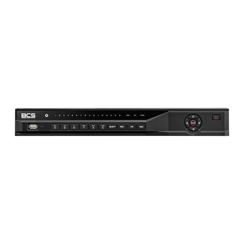 BCS BCS-L-NVR1602-A-4KE(2) Recorder IP cu 16 canale, cu suport 4K și funcții inteligente