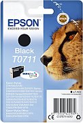 Epson Cheetah Singlepack Black T0711 DURABrite Ultra Ink