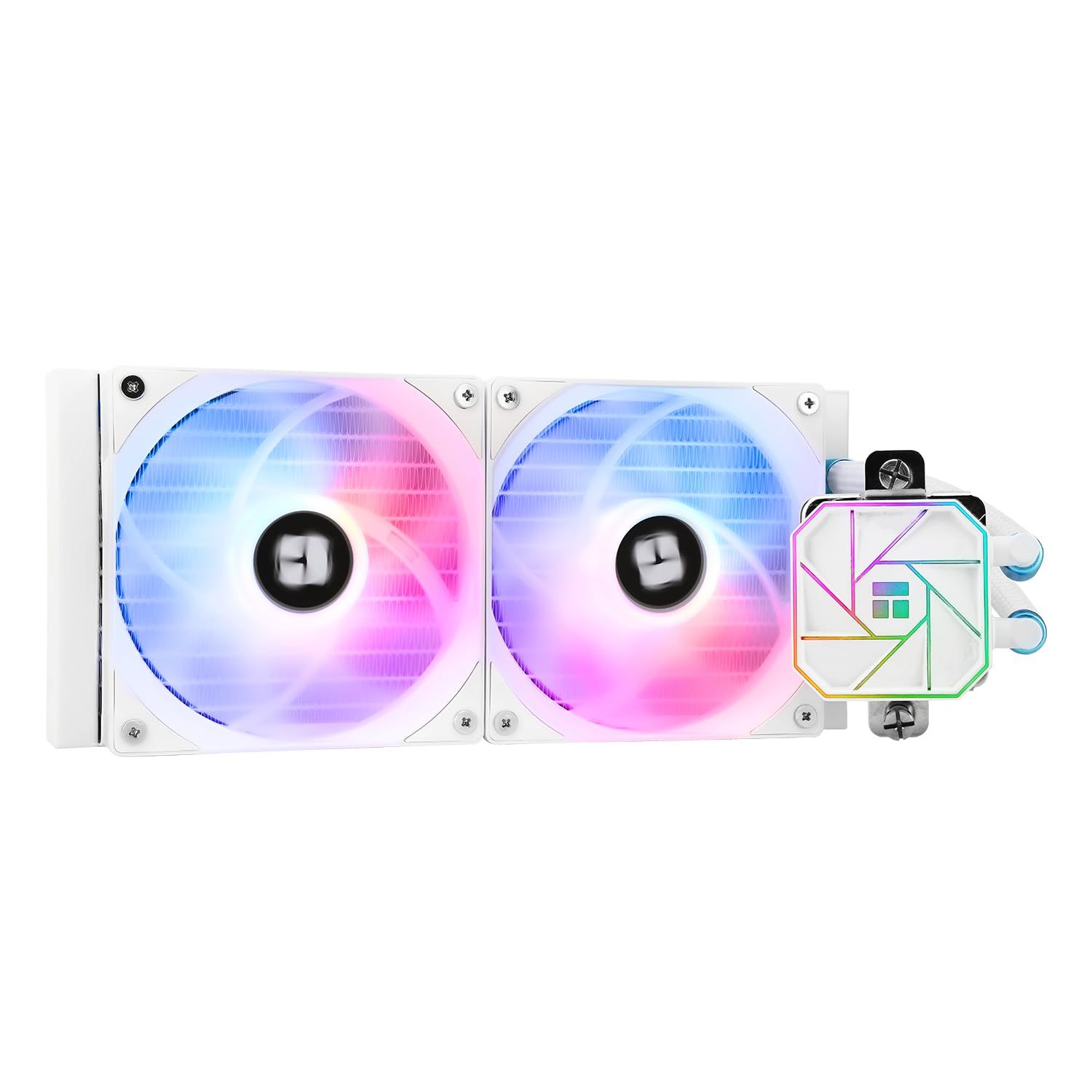 COOLER Thermalright  Aqua Elite 240 White Argb V3 , skt. LGA1851, LGA 1700, AM4, AM5, racire cu lichid, 2 x 120mm, 1500 RPM, ARGB adresabil, alb  Aqua Elite 240 White Argb V3  (timbru verde 2.00 lei)
