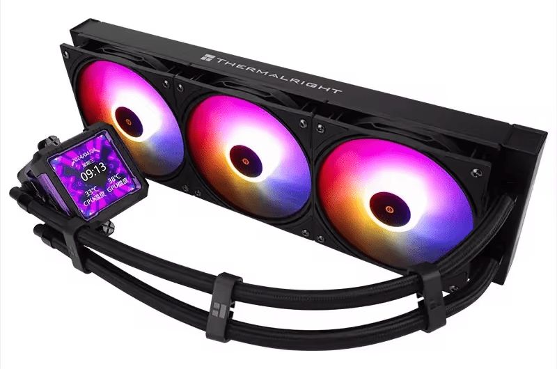 COOLER Thermalright  Frozen Warframe 360 Black Argb  , racire cu lichid, 3 x 120mm, 2000 rpm, ARGB, negru  Frozen Warframe 360 Black Argb   (timbru verde 4 lei)