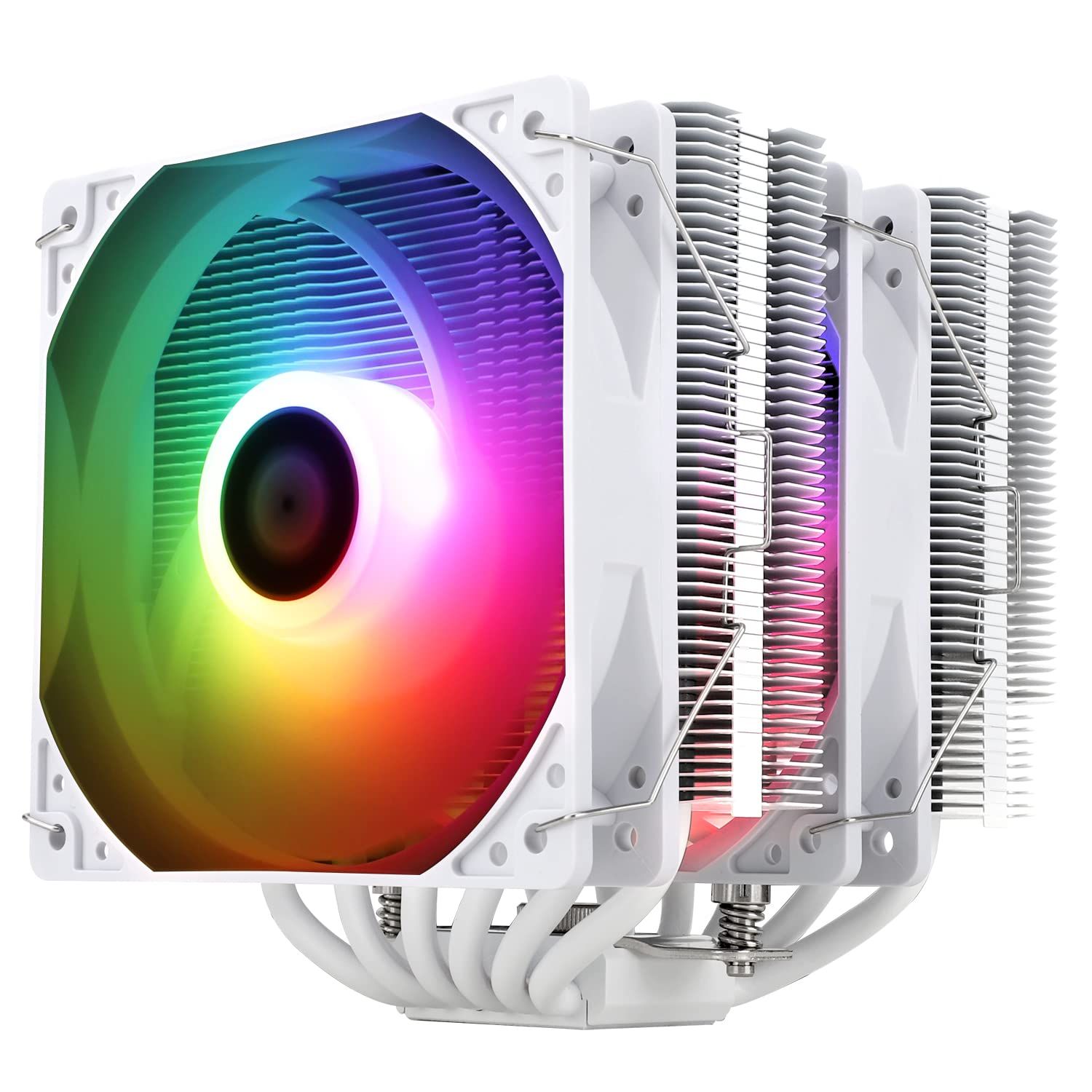 COOLER Thermalright  Peerless Assassin 120 White  dual tower ,skt. Intel si AMD, racire cu aer, vent. 2 x 120mm, 1550 rpm, 6 heatpipes, inaltime 157mm, , Peerless Assassin 120 White   (timbru verde 0.8 lei)