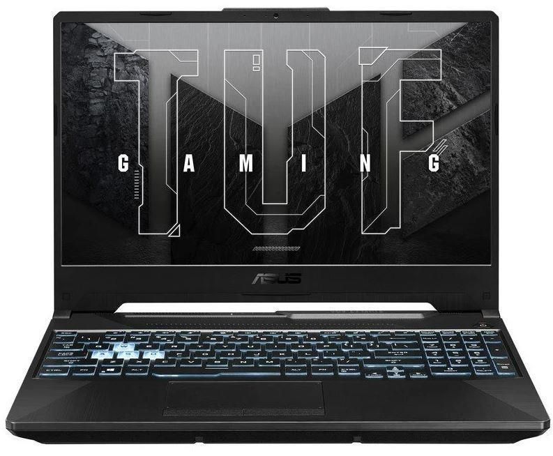 Laptop Asus TUF Gaming A15 FA506NCG-HN211, 15.6 inch 1920 x 1080, AMD 7445HS (6 C / 12 T, 3.55 GHz - 4.7 GHz, 6 MB + 16 MB cache), 16 GB DDR5, 512 GB SSD, Nvidia GeForce RTX 3050, Fara sistem de operare, Negru
