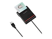 CITITOR DE CARDURI LOGILINK, pentru smart ID, USB 2.0, 0.9m, negru,  CR0047 