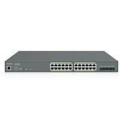 EnGenius ECS1528FP switch-uri Gestionate L2 Gigabit Ethernet (10/100/1000) Power over Ethernet (PoE) Suport 1U Negru