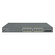 EnGenius ECS1528FP switch-uri Gestionate L2 Gigabit Ethernet (10/100/1000) Power over Ethernet (PoE) Suport 1U Negru