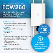 EnGenius ECW260 puncte de acces WLAN 1774 Mbit/s Alb Power over Ethernet (PoE) Suport