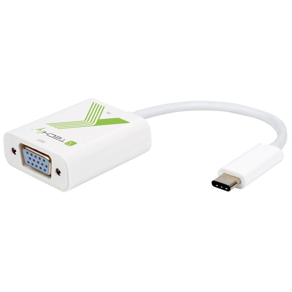 Techly IADAP USB31-VGA adaptor grafic USB Alb