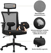 Techly ICA-CT MC016 scaun de birou și calculator Șezut căptușit Spătar din plasă