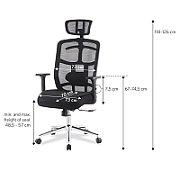 Krzesło biurowe czarne