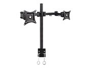 Techly ICA-LCD 482-D sistem montare monitor/stand 68,6 cm (27 ) Birou Negru