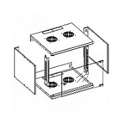 Techly I-CASE EL-1006B32 rack-uri 6U Raft montat pe perete Negru