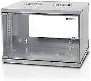 Techly I-CASE EL-1006G32 rack-uri 6U Raft montat pe perete Gri