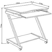 Techly ICA-TB 935B birouri pentru calculatoare Negru