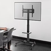 Techly ICA-TR21L cărucioare și standuri pentru multimedia Negru Ecran plat Raft pe roți multimedia