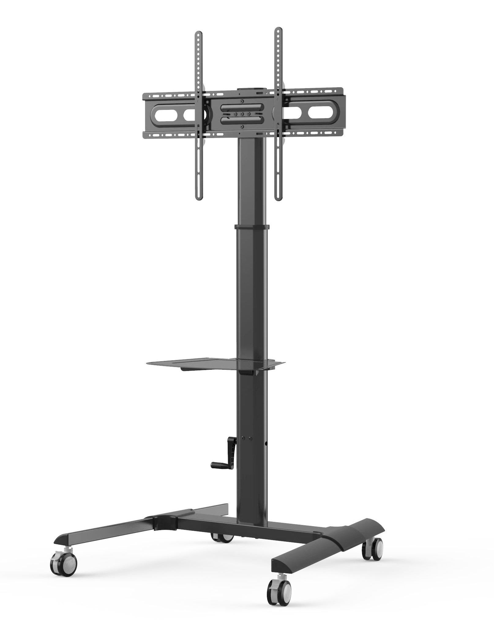 Techly ICA-TR228 cărucioare și standuri pentru multimedia Negru Ecran plat Raft pe roți multimedia