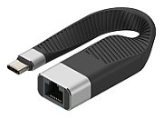 Techly ICOC USBC-RJ45 cabluri de rețea Negru 0,144 m